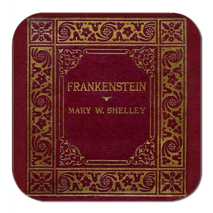 Halloween Gothic Literature Coaster Collection – Classic Horror Book Covers