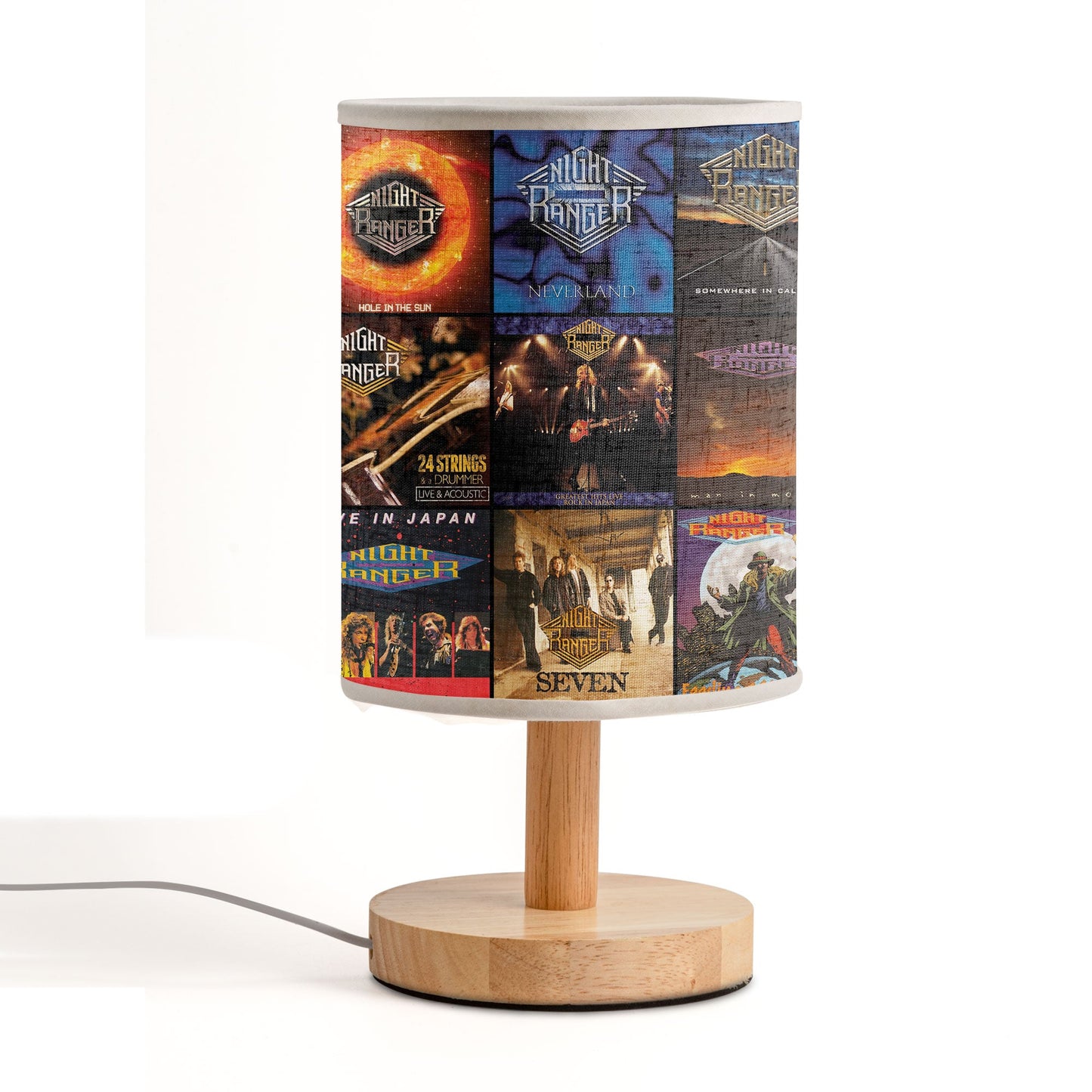 Night Ranger Fabric Lamp – Arena Rock in a Warm Glow ???