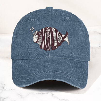 Phish Phishadelphia Logo Denim Cap – Retro Music Phish Cap Gift For Dad (With Box)