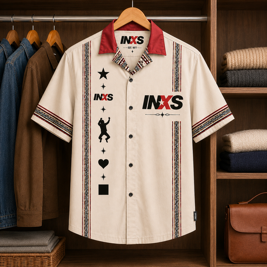 INXS Luxury Design Hawaiian Shirt – New Wave Inspired Hawaiian Shirt