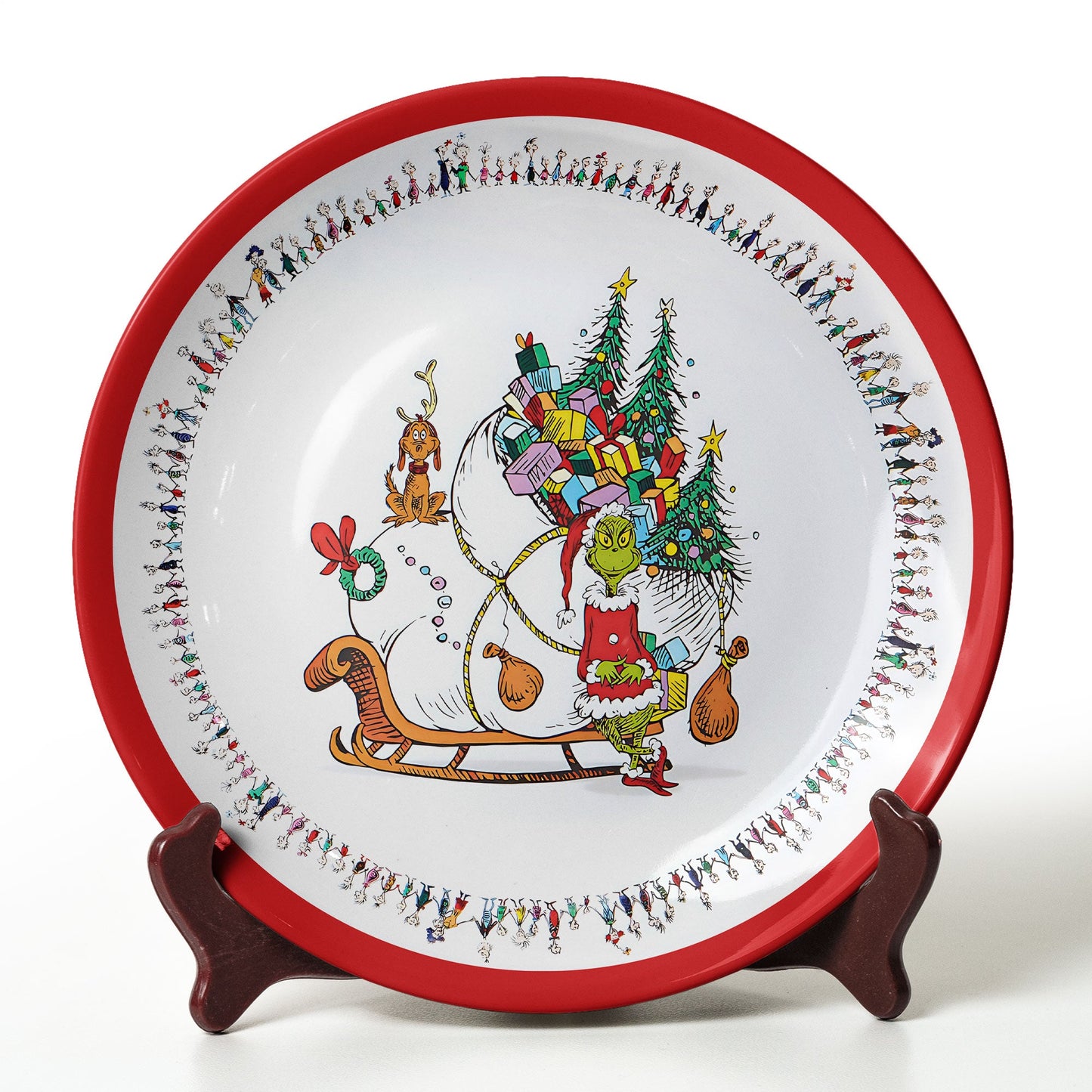 The Grinch Christmas Decorative Plate
