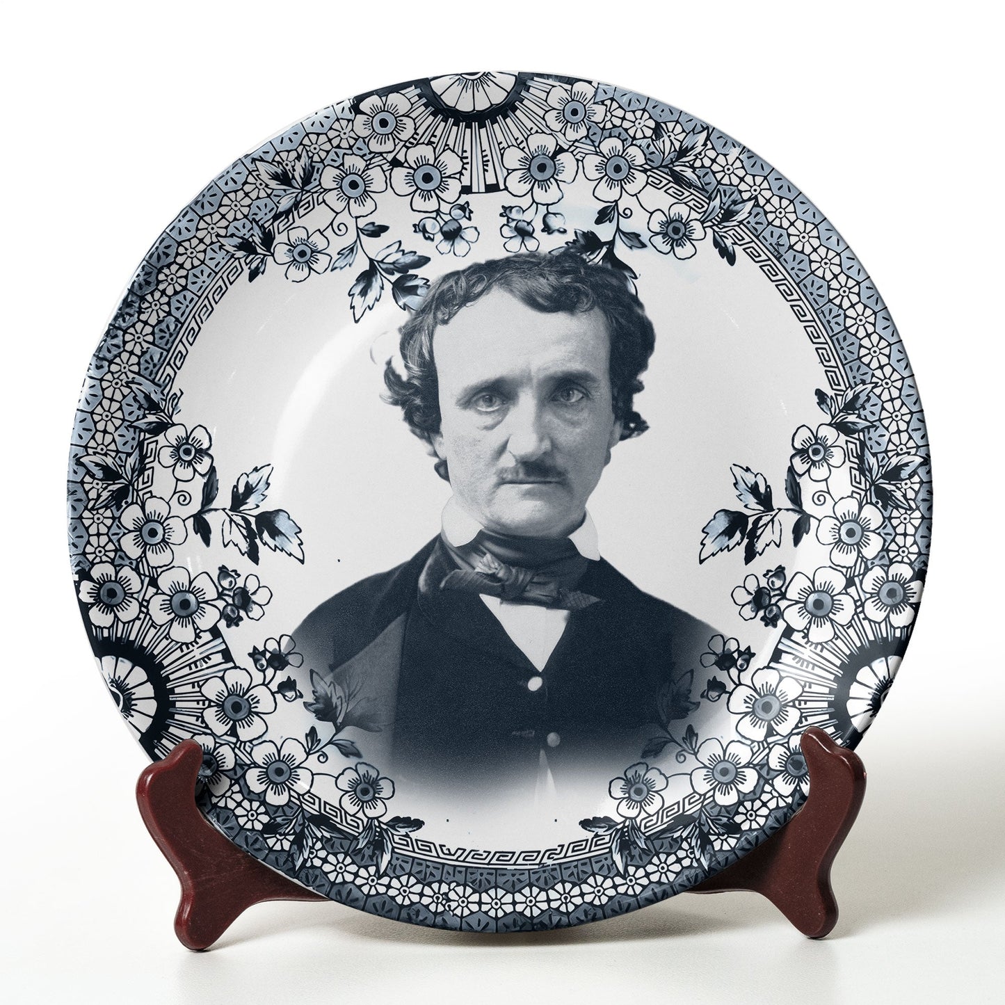 Vintage Horror Ceramic Plate – Edgar Allan Poe