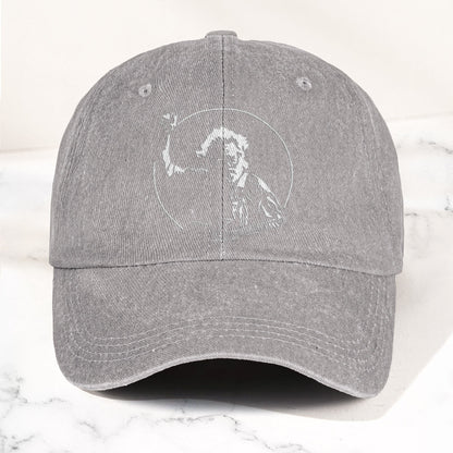 Jerry Garcia Denim Cap – Grateful Dead Merch Dad Hat (With Box)