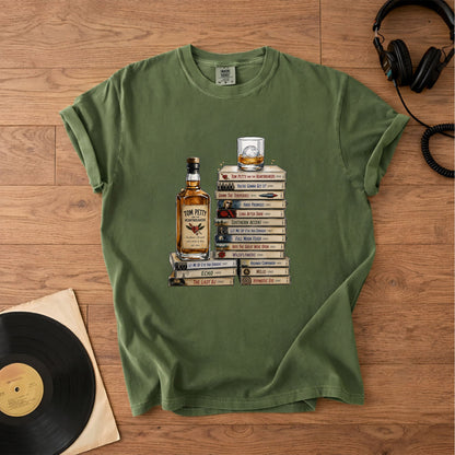 Tom Petty Cassette Album Collection Vintage T-Shirt – Retro Music Tom Petty Merch Tee