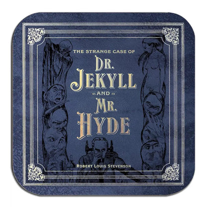 Halloween Gothic Literature Coaster Collection – Classic Horror Book Covers