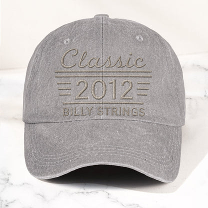 Billy Strings Classic 2012 Est Bluegrass Music Merch Denim Cap – Retro Vintage Dad Cap Gift For Dad (With Box)