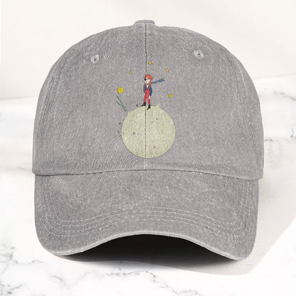 Ziggy Stardust Denim Dad Cap – Retro David Bowie Merch Design (With BOX)