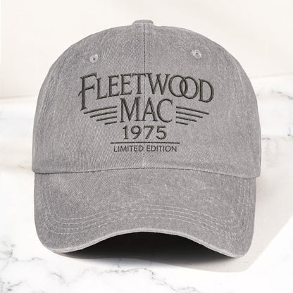 Fleetwood Mac Band Logo 1975 Denim Cap – Vintage Dad Cap Gift For Dad (With Box)