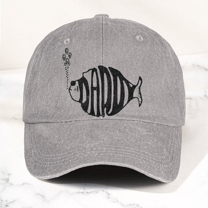 Phish Daddy Fish Logo Denim Cap – Retro Music Fan Concert Cap Gift For Dad Father's Day (With Box)