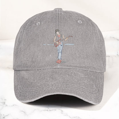 Eddie Van Halen Denim Cap – Van Halen Tribute Merch Dad Hat (With Box)