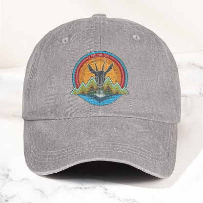 Phish Antelope Run Logo Denim Cap – Retro Music Phish Cap Gift For Dad (With Box)