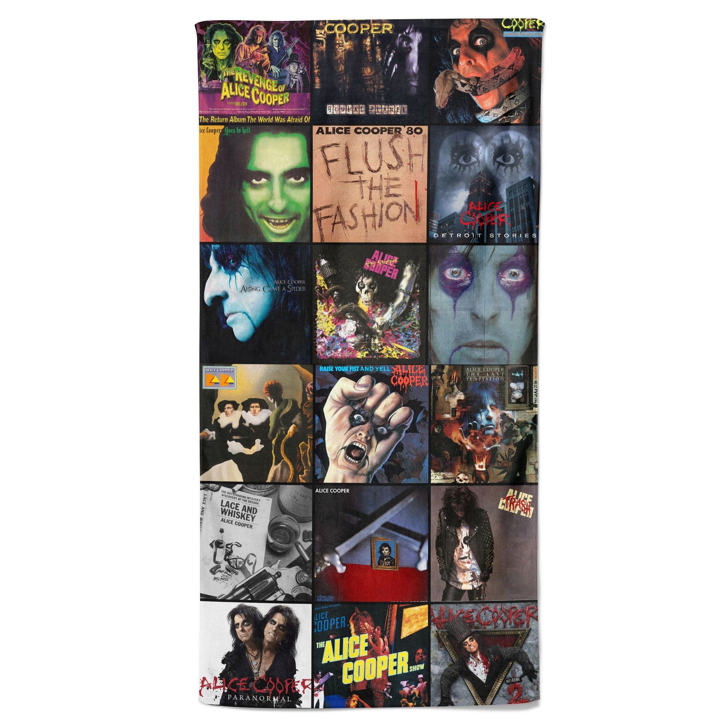 Alice In Chains Beach Towel – Album Cover Collage Classic Rock Towel