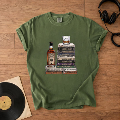 Talking Heads Band Cassette Album Collection Vintage T-Shirt – Retro Rock Music Talking Heads Merch Tee