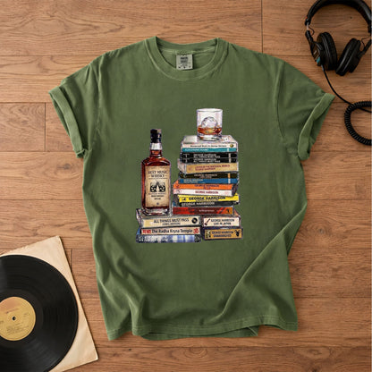 George Harrison Cassette Collection T-Shirt – Retro Music The Beatles Band Merch Tee