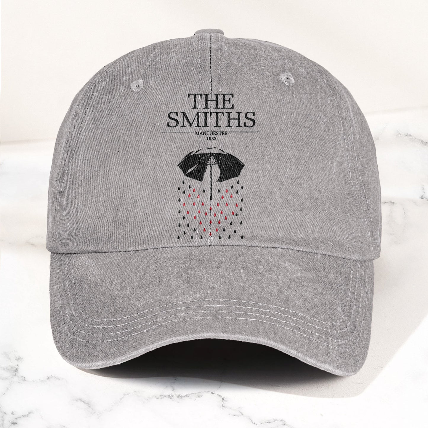 The Smiths Manchester Denim Cap – Retro Vintage Dad Cap Gift For Dad (With Box)