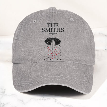 The Smiths Manchester Denim Cap – Retro Vintage Dad Cap Gift For Dad (With Box)