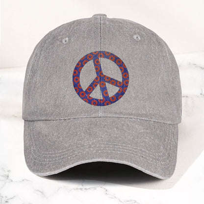 Phish Donut Peace Sign Denim Cap – Retro Music Phish Cap Gift For Dad (With Box)