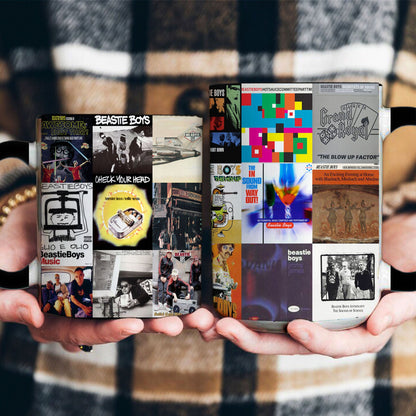Beastie Boys Accent Mug – Classic Album Cover Collage Gift