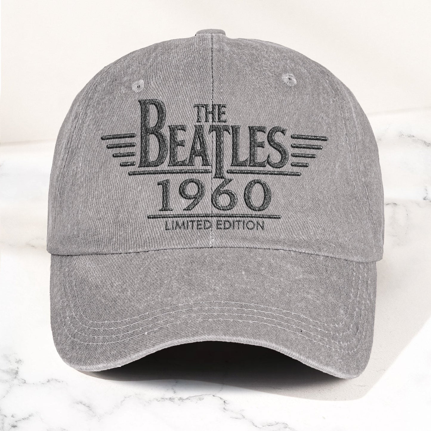 The Beatles 1960 Denim Cap – Vintage Dad Cap Gift For Dad (With Box)