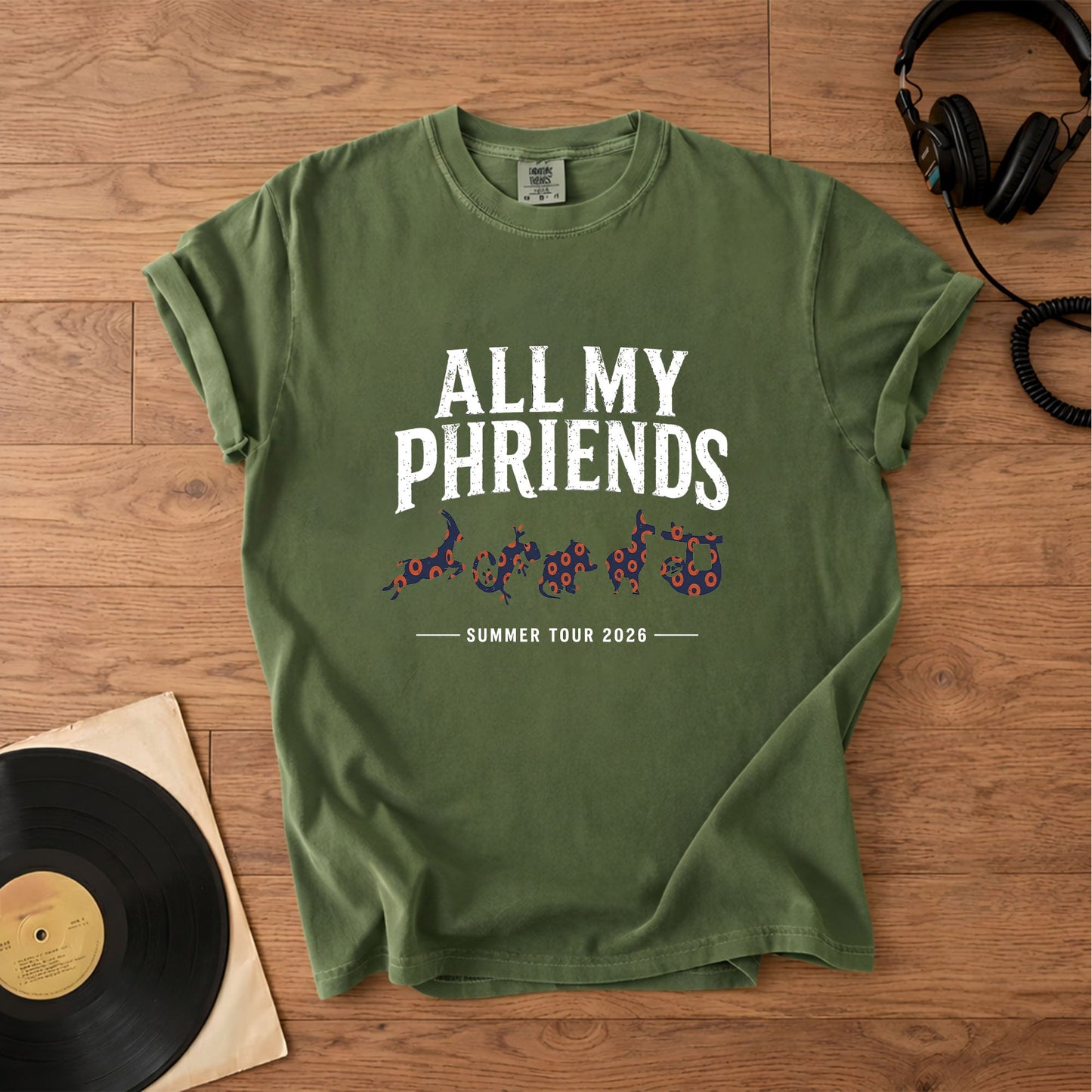 All My Phriends Phish Summer Tour 2026 T-Shirt – Retro Rock Music Phish Bands Merch Tee