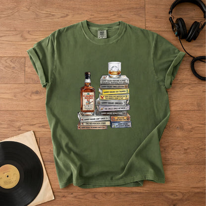 Sammy Hagar Cassette Album Collection T-Shirt – Retro Rock Music Merch Tee