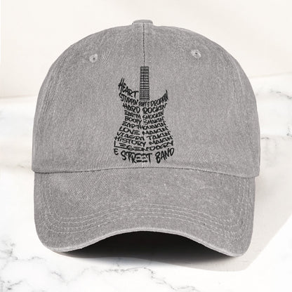Bruce Springsteen and E Street Band Denim Cap – Retro Rock Music Fan Cap (With Box)
