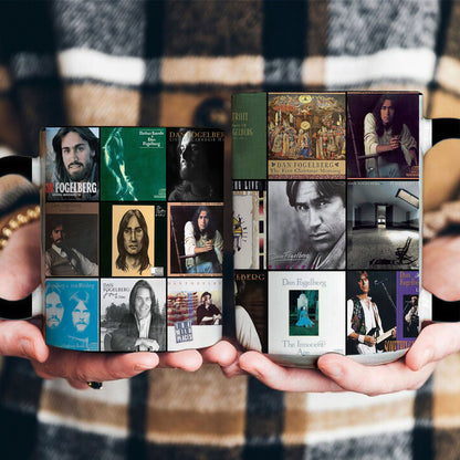 Dan Fogelberg Accent Mug – Classic Album Cover Collage Gift