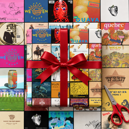 Ween Album Cover Wrapping Paper Roll – Alternative Rock Music Gift Wrap, Vintage Album Collage Christmas Wrapping Paper for Ween Fans