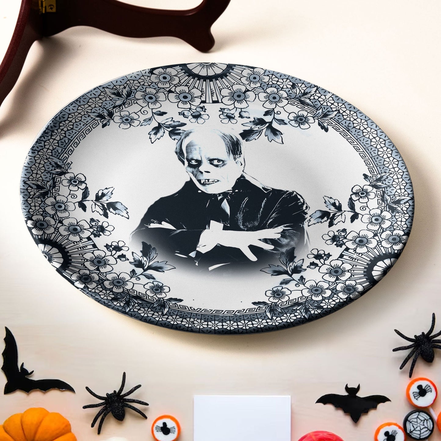 Vintage Horror Ceramic Plate – The Phantom of the Opera
