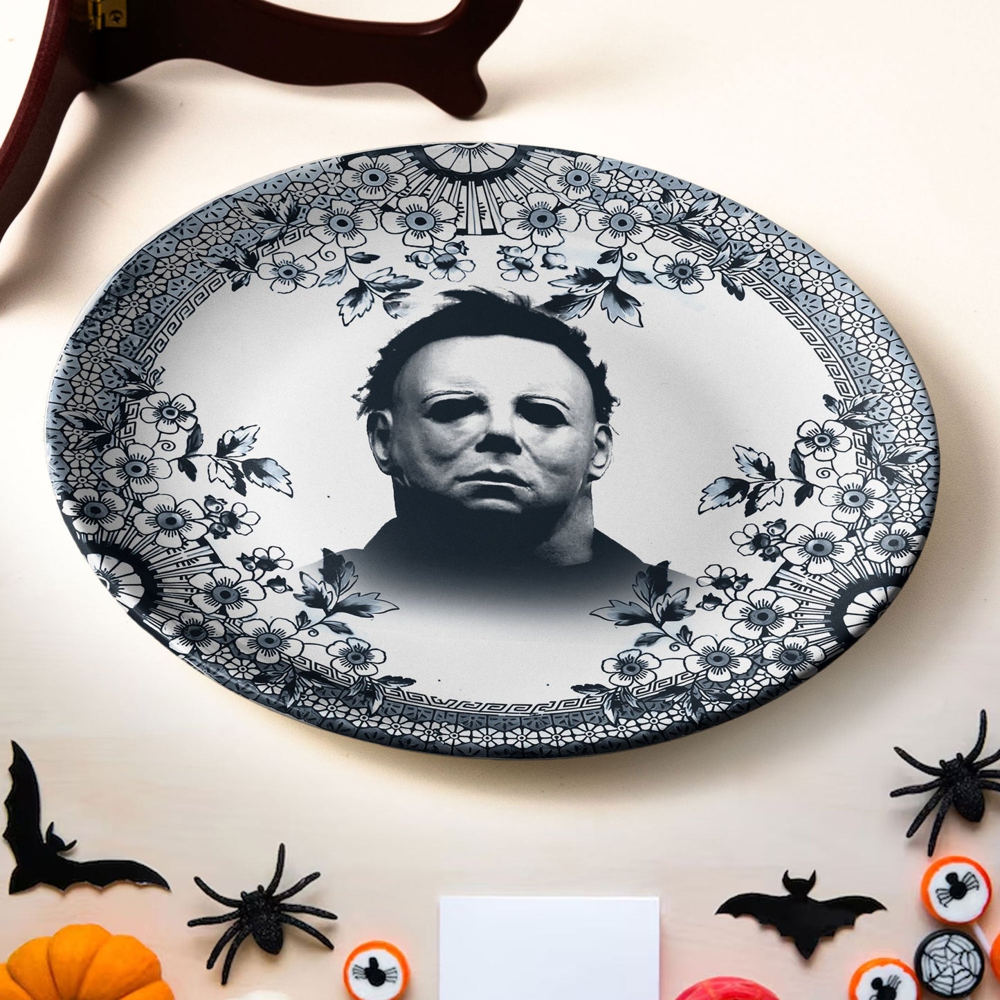 Ceramic Plate – Michael Myers Halloween Horror Classic