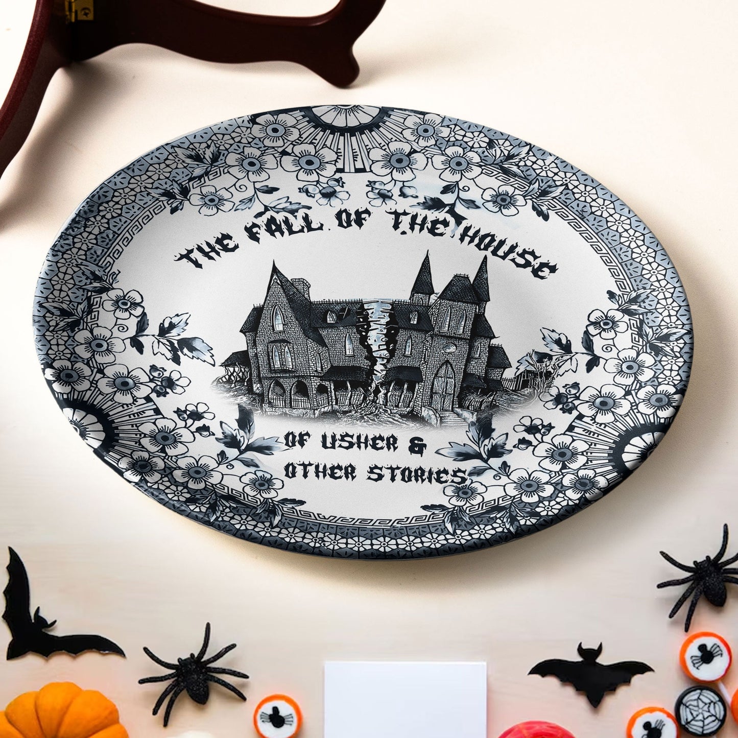 The Fall of the House of Usher Ceramic Plate – Gothic Horror Collection