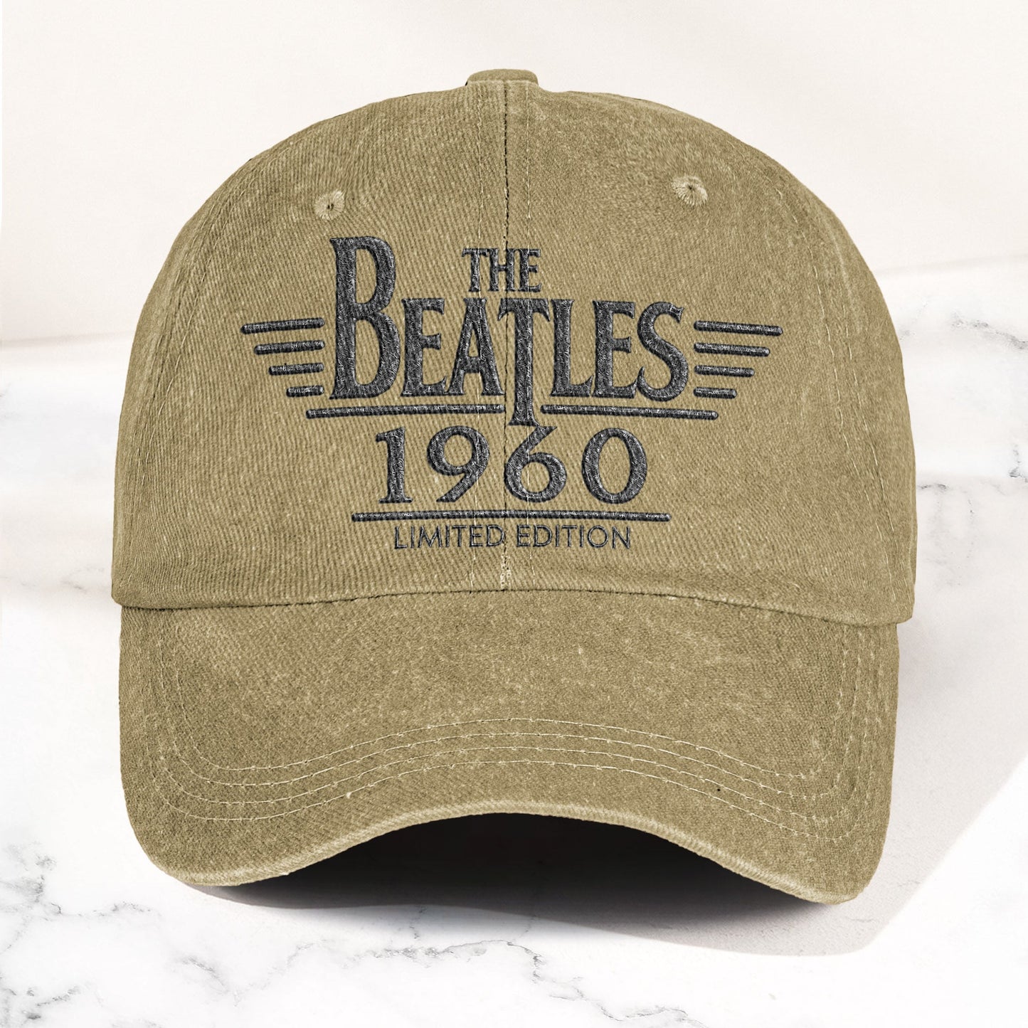 The Beatles 1960 Est Denim Cap – Vintage Dad Cap Gift For Dad (With Box)