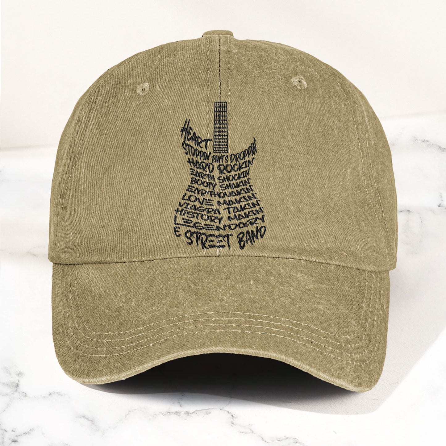 Bruce Springsteen and E Street Band Denim Cap – Retro Rock Music Fan Cap (With Box)