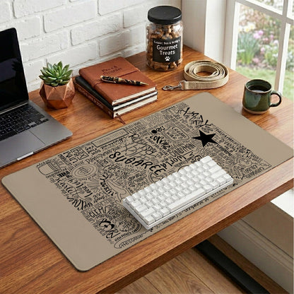 Grateful Dead Songs Desk Mat – Non-slip Home Office Gift Keyboard Pad Birthday Gift For Music Fan