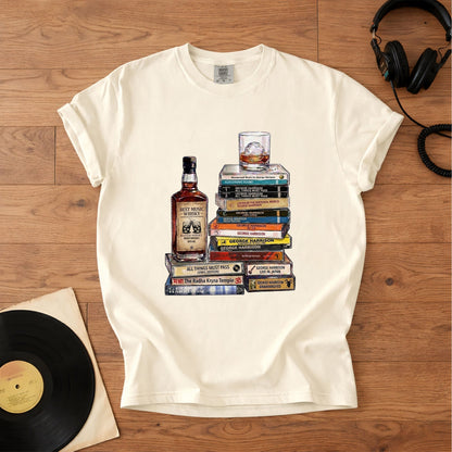 George Harrison Cassette Collection T-Shirt – Retro Music The Beatles Band Merch Tee