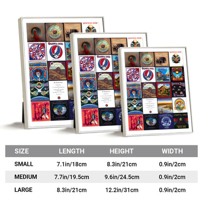 Grateful Dead Acrylic Light Mirror – Dual-Mode Music Tribute Gift