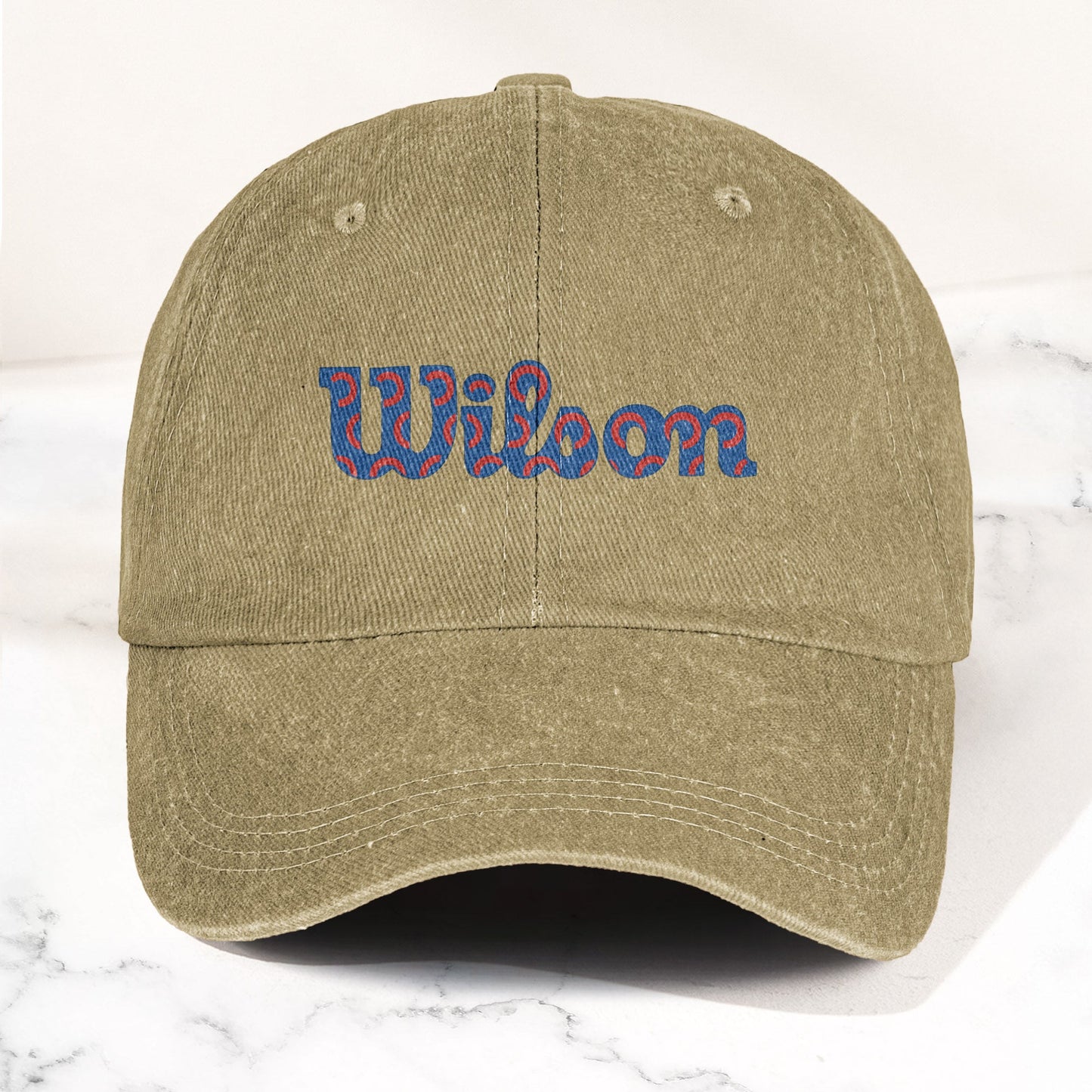 Phish Wilson Washed Donut Denim Cap – Retro Music Fan Concert Cap Gift For Dad (With Box)