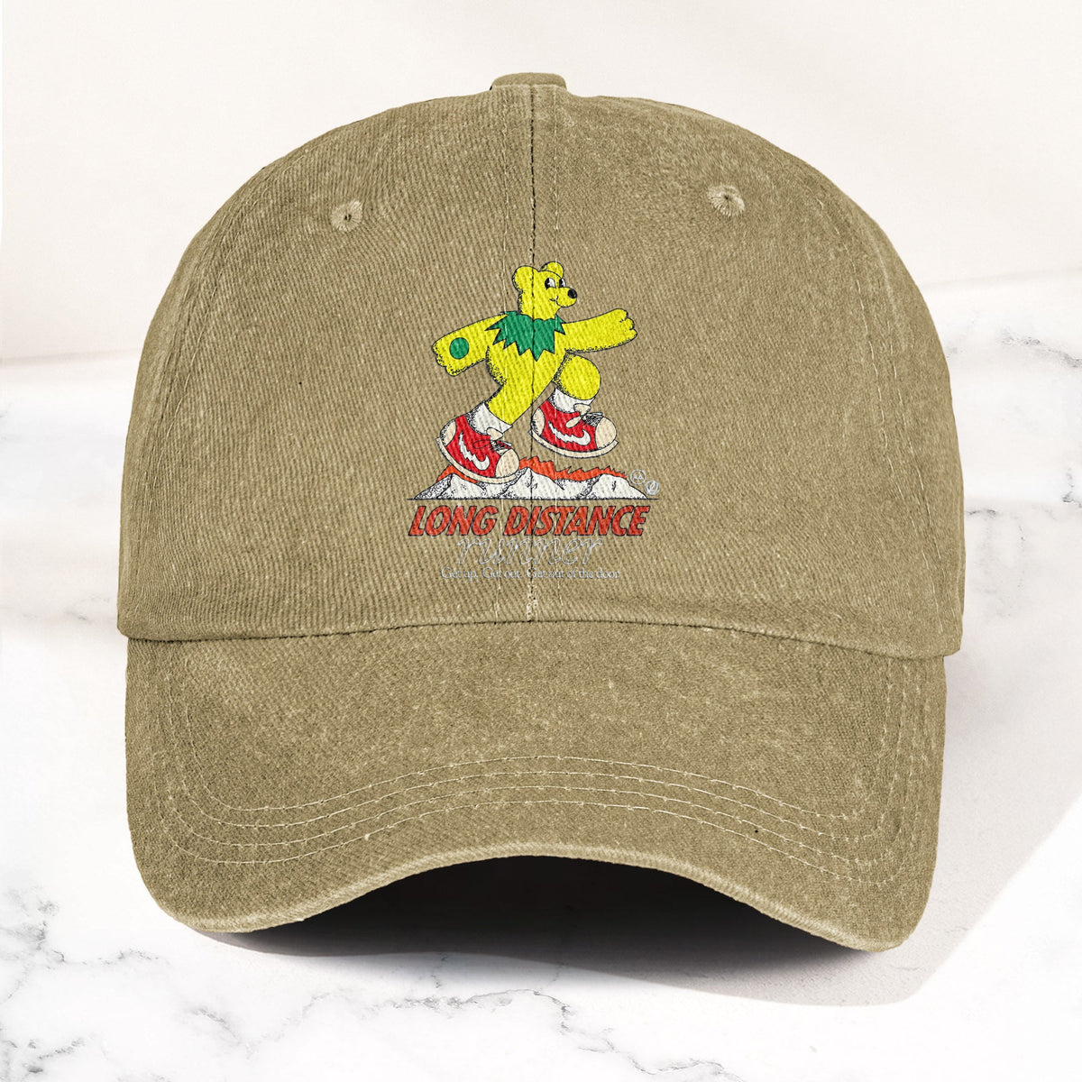 Long Distance Runner Denim Cap – Grateful Dead Merch Dad Hat (With Box)