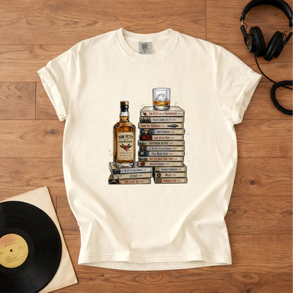 Tom Petty Cassette Album Collection Vintage T-Shirt – Retro Music Tom Petty Merch Tee