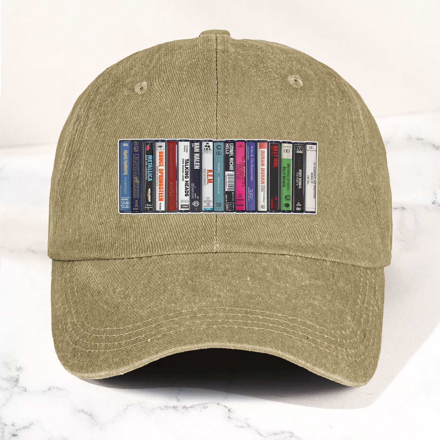 The Beatles Denim Dad Cap – Cassette Album Collection Vol.2 Design ( With BOX)