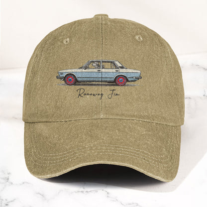 Phish Runaway Jim Car Parody Denim Cap – Retro Music Fan Concert Cap Gift For Dad (With Box)