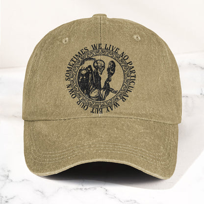 Grateful Dead Eyes of the World Music Merch Denim Cap – Retro Vintage Dad Cap Gift For Dad (With Box)