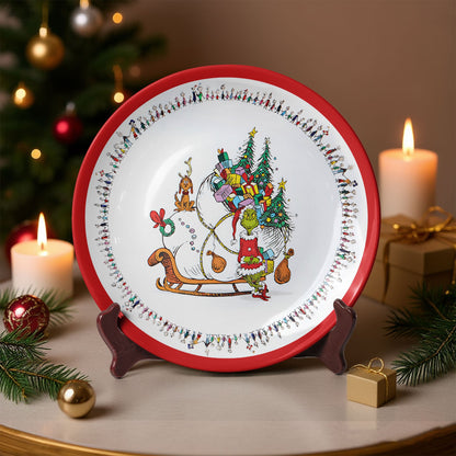 The Grinch Christmas Decorative Plate