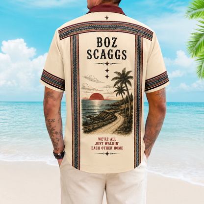 Boz Scaggs Luxury Design Hawaiian Shirt – Yacht Rock Inspired Hawaiian Shirt
