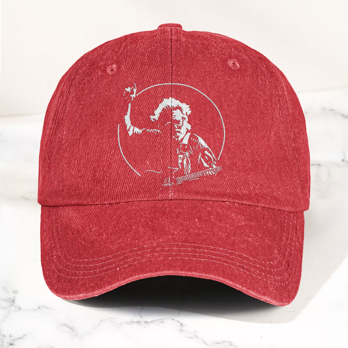 Jerry Garcia Denim Cap – Grateful Dead Merch Dad Hat (With Box)