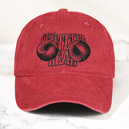Grateful Dead Psychedelic Rock Music Merch Denim Cap – Retro Vintage Dad Cap Gift For Dad (With Box)