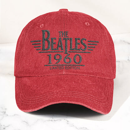 The Beatles 1960 Denim Cap – Vintage Dad Cap Gift For Dad (With Box)