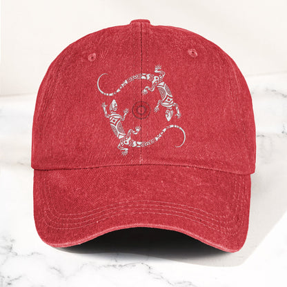 Phish Lizard Land of Lizards Racerback Denim Cap – Retro Music Fan Merch Cap Gift For Dad (With Box)