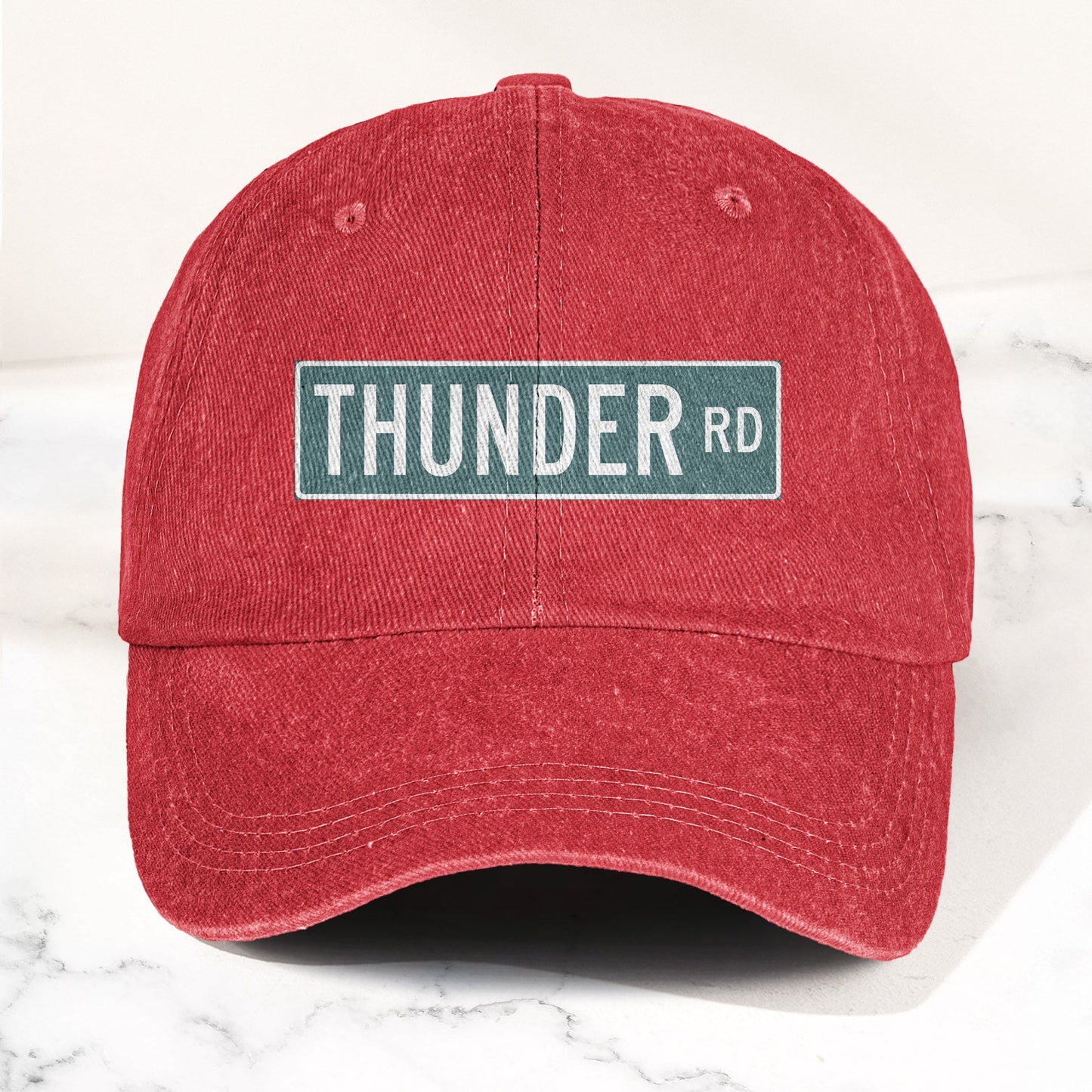 Bruce Springsteen Thunder RD Sign Denim Cap – Retro Rock Music Fan Cap (With Box)