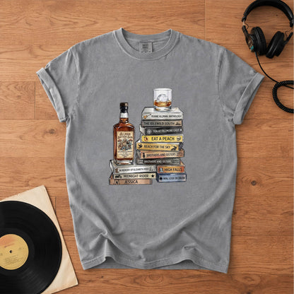 Allman Brothers Band Cassette Album Collection Vintage T-Shirt – Retro Rock Music Allman Brothers Band Merch Tee